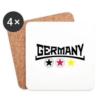 Allemagne - Dessous de verre (lot de 4) - blanc - Devant