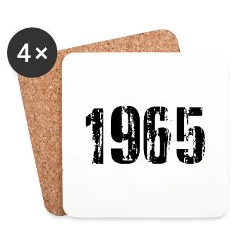 1965 - Untersetzer (4er-Set) - Weiß - Vorne
