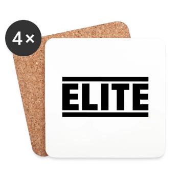 elite_f1 - Coasters (set of 4) - white - Front