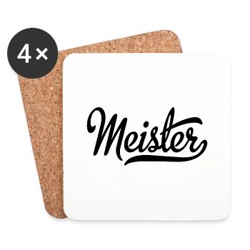 Meister - Untersetzer (4er-Set) - Weiß - Vorne