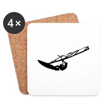 surfer - Untersetzer (4er-Set) - Weiß - Vorne