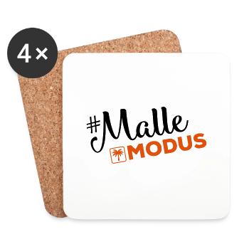 malle modus palme - Untersetzer (4er-Set) - Weiß - Vorne