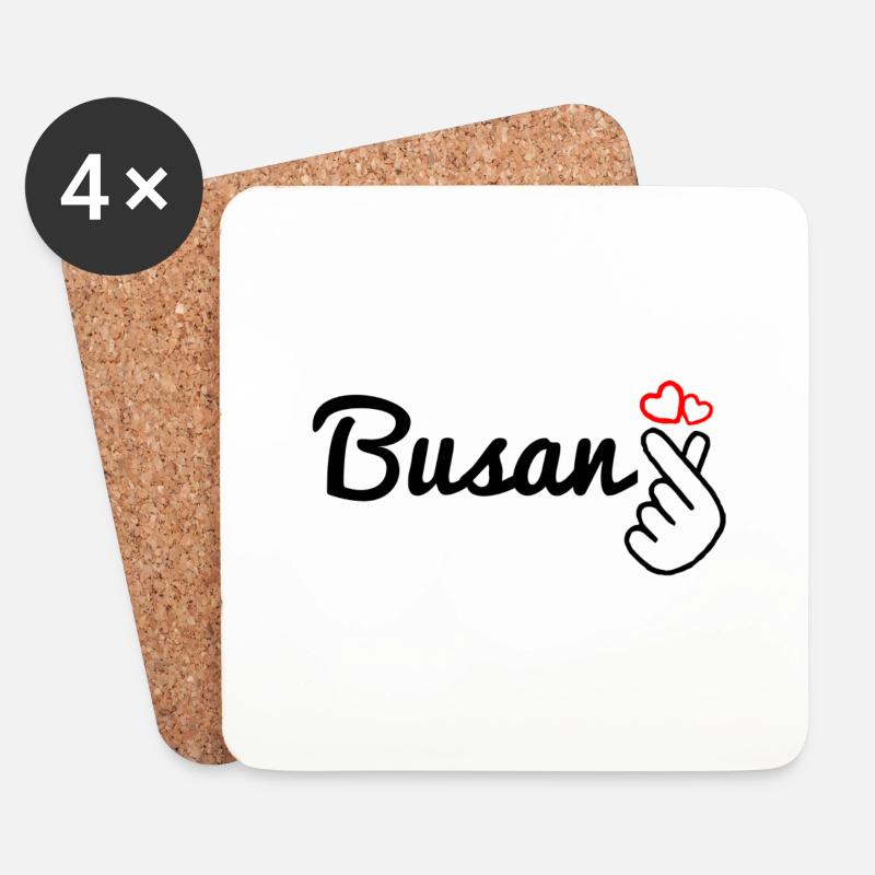 Busan - Untersetzer (4er-Set) - Weiß