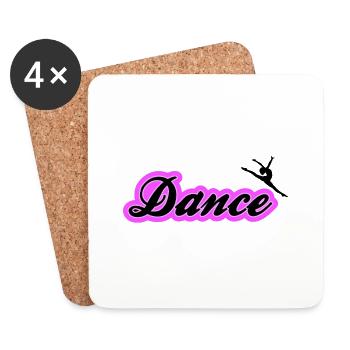 Dancing dance passion sport - Coasters (set of 4) - white - Front