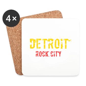 Detroit design - Untersetzer (4er-Set) - Weiß - Vorne
