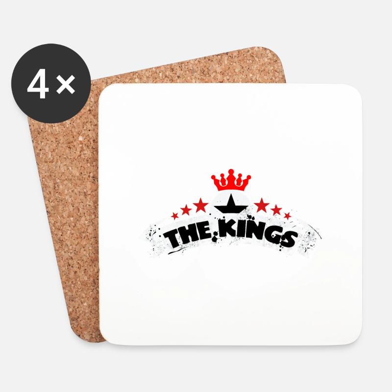 the kings wimion kroa - Untersetzer (4er-Set) - Weiß