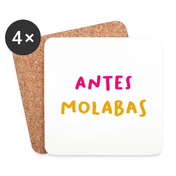 Avant le molabas - Dessous de verre (lot de 4) - blanc - Devant