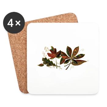List - Coasters (set of 4) - white - Front