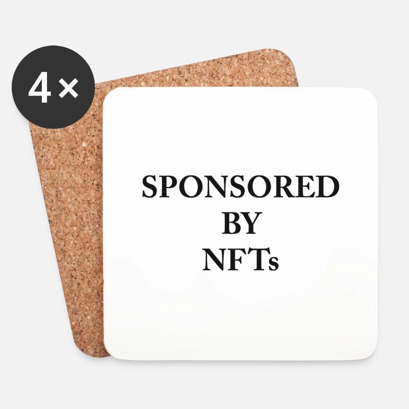 NFT 4 - Untersetzer (4er-Set) - Weiß