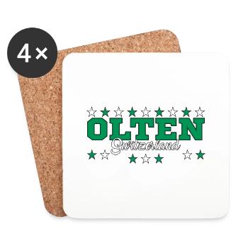 Olten - Untersetzer (4er-Set) - Weiß - Vorne