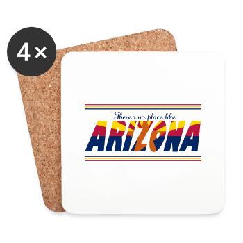 Es gibt keinen Ort wie Arizona - Untersetzer (4er-Set) - Weiß - Vorne