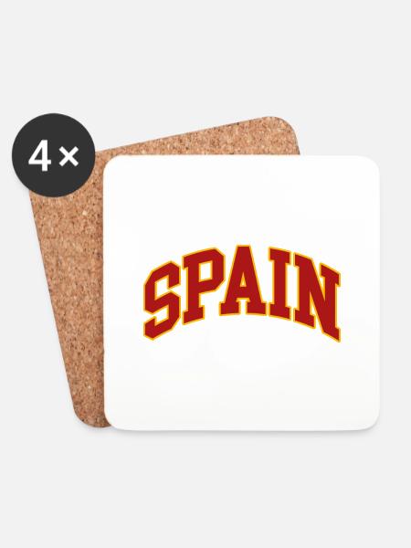 Spanien spain - Untersetzer (4er-Set) - Weiß