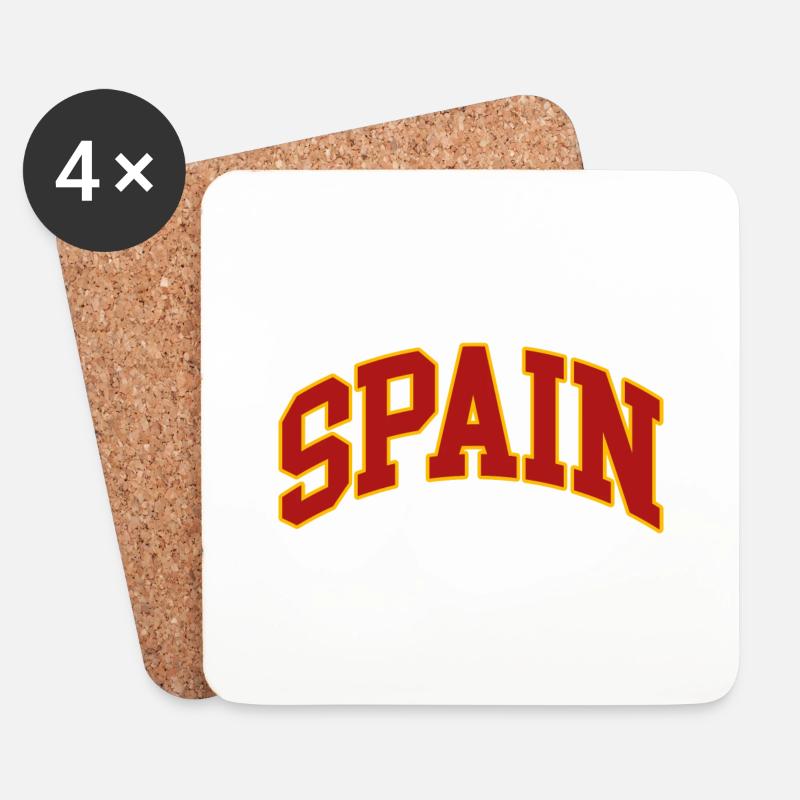Spanien spain - Untersetzer (4er-Set) - Weiß