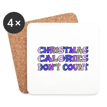 present idea beach holiday bodybuilding beards - Coasters (set of 4) - white - Front