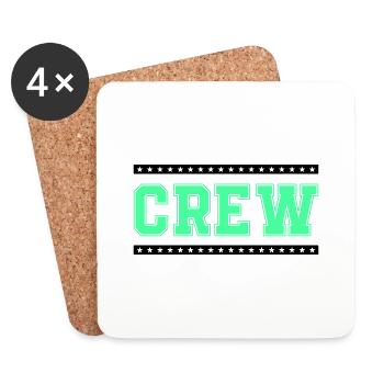 Crew - Coasters (set of 4) - white - Front