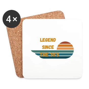 70's Baby - Coasters (set of 4) - white - Front