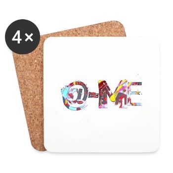 email funny work office meeting emails mail comput - Coasters (set of 4) - white - Front