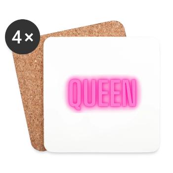 Queen - Untersetzer (4er-Set) - Weiß - Vorne