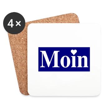 Moin - Untersetzer (4er-Set) - Weiß - Vorne