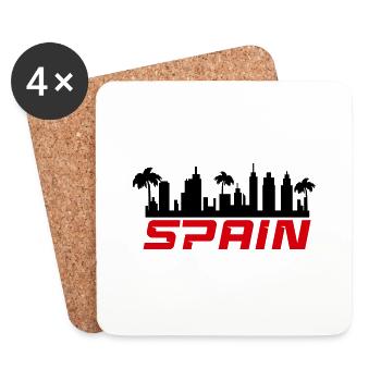 spain - Untersetzer (4er-Set) - Weiß - Vorne
