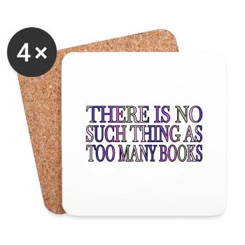 a time book keeper gift fun present idea - Untersetzer (4er-Set) - Weiß - Vorne