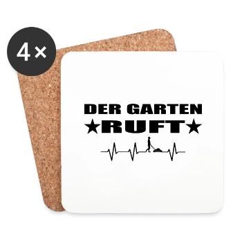 Garten - Untersetzer (4er-Set) - Weiß - Vorne