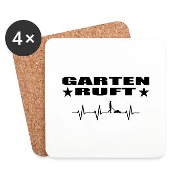 Garten - Untersetzer (4er-Set) - Weiß - Vorne