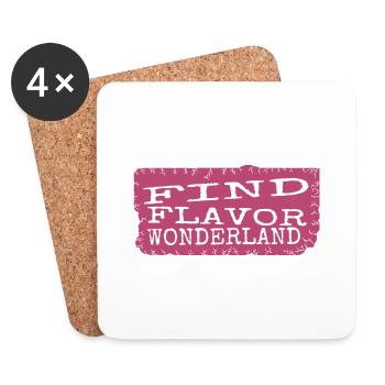 birthday birthday present idea spellbinding tastes - Coasters (set of 4) - white - Front