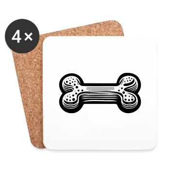 Bone - Coasters (set of 4) - white - Front