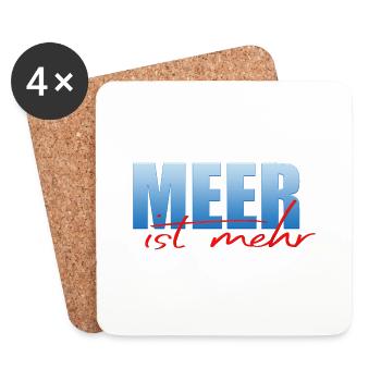 La mer, c’est plus - Dessous de verre (lot de 4) - blanc - Devant