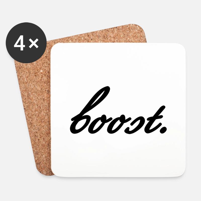 boost - Untersetzer (4er-Set) - Weiß