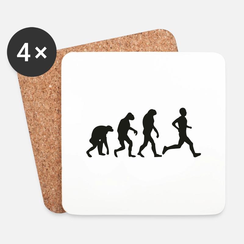 runner - Coasters (set of 4) - white