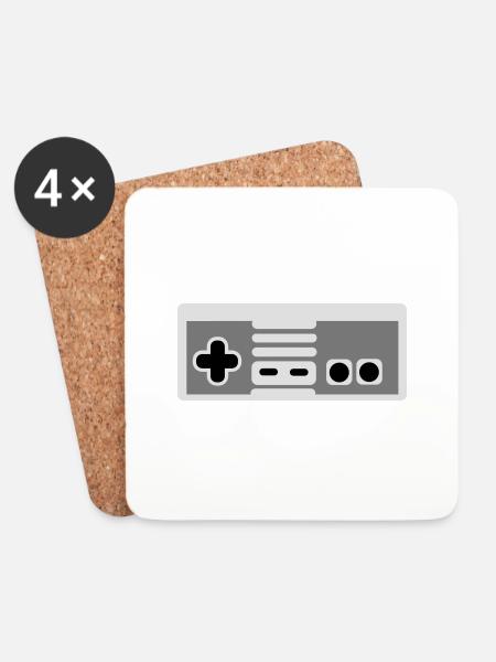 Controler - Untersetzer (4er-Set) - Weiß