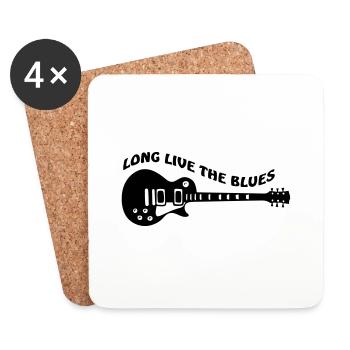 Long Live The Blues - Untersetzer (4er-Set) - Weiß - Vorne