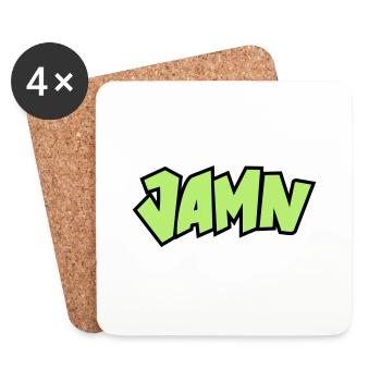 Jammin' JAMN Jamming in tha name of the Lord - Untersetzer (4er-Set) - Weiß - Vorne