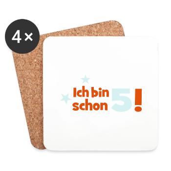 5 - Coasters (set of 4) - white - Front
