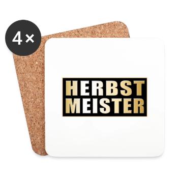 Herbstmeister - Coasters (set of 4) - white - Front