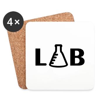 LAB (1c) - Untersetzer (4er-Set) - Weiß - Vorne