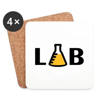 LAB (2c) - Untersetzer (4er-Set) - Weiß - Vorne