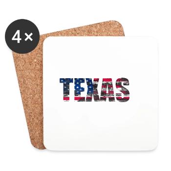 TEXAS - Untersetzer (4er-Set) - Weiß - Vorne
