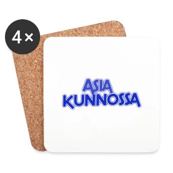 Hake saying thing okay - Coasters (set of 4) - white - Front