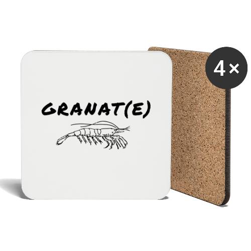 Granat(e) - Untersetzer (4er-Set)