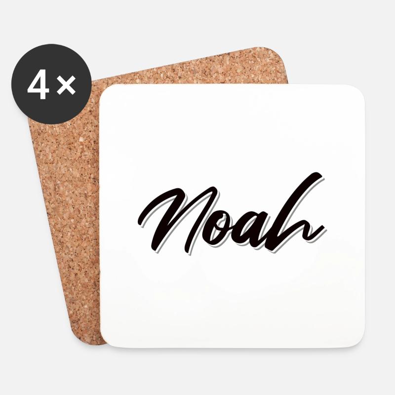 Noah - Untersetzer (4er-Set) - Weiß