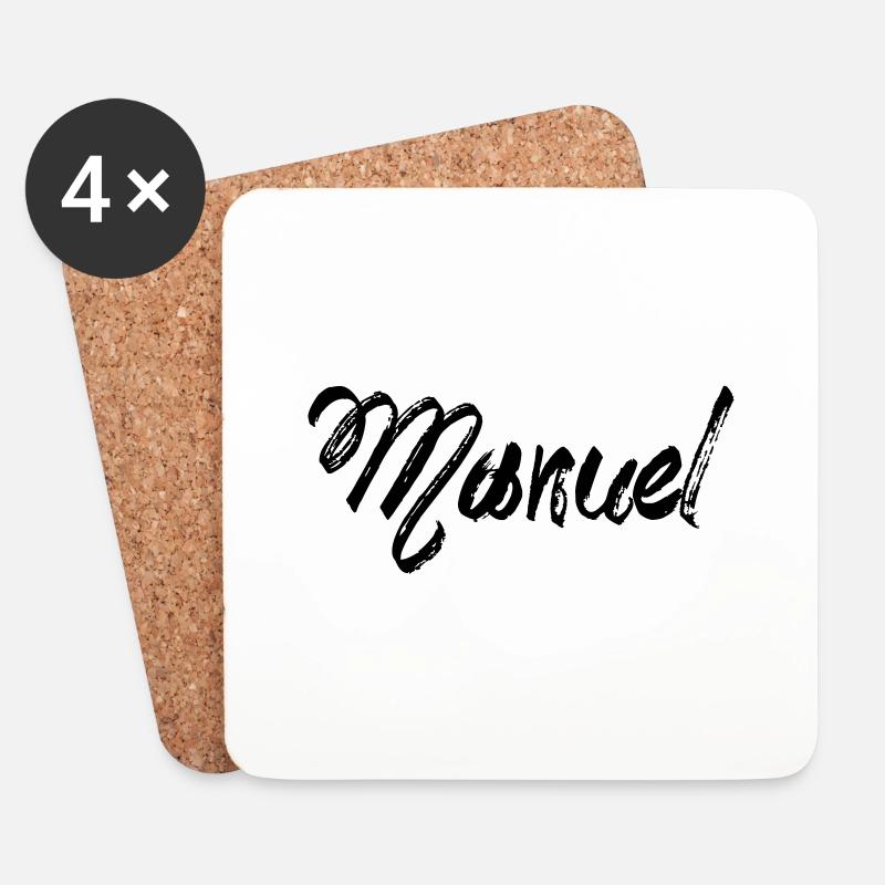 Manuel - Untersetzer (4er-Set) - Weiß