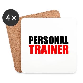 Personal trainer - Coasters (set of 4) - white - Front