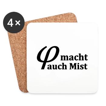 Kleinvieh - Untersetzer (4er-Set) - Weiß - Vorne
