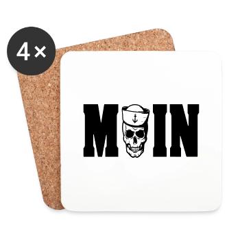 moin 5 - Untersetzer (4er-Set) - Weiß - Vorne