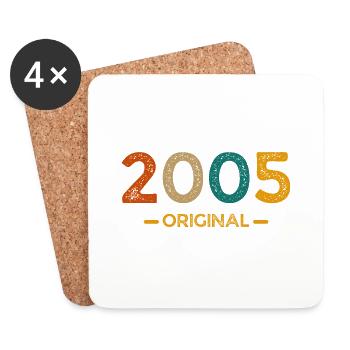 2005 Original - Untersetzer (4er-Set) - Weiß - Vorne