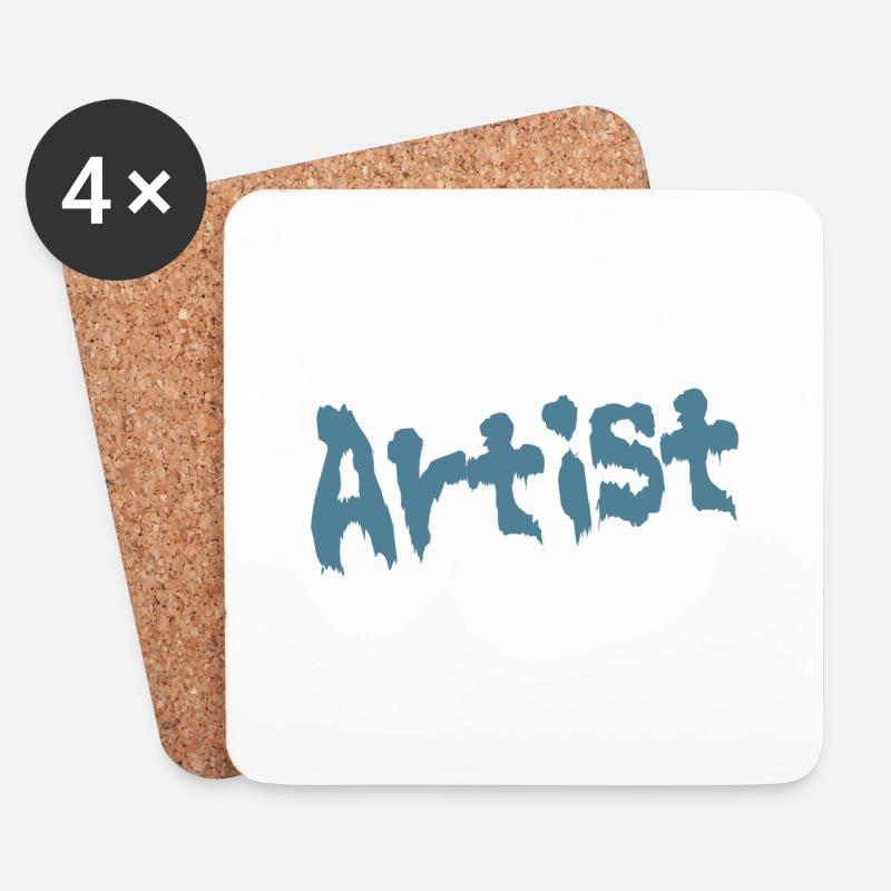 Artsit - Untersetzer (4er-Set) - Weiß