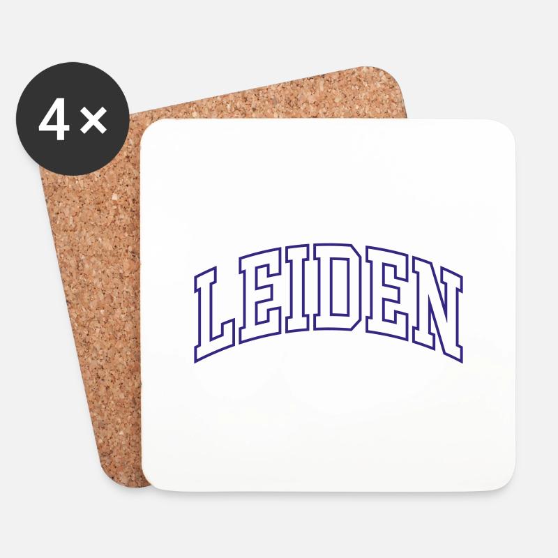 Leiden - Untersetzer (4er-Set) - Weiß